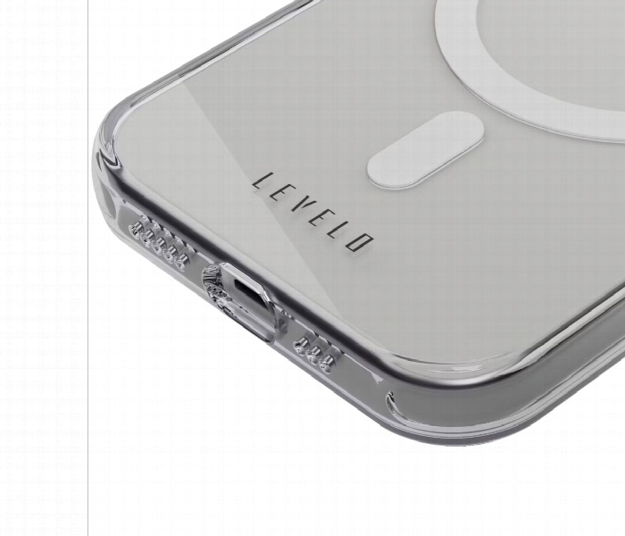 Levelo Allure Pc Hard Case For Iphone 15 Plus Clear - Zoom Image 2