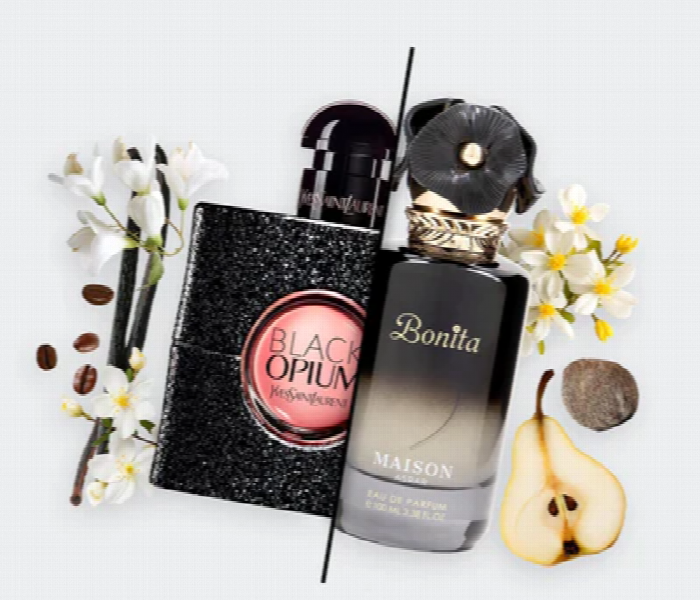 Maison Asrar Bonita  Edp 100Ml  Inspired By Black Opium Yves Saint Laurent - Zoom Image 3