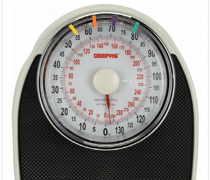 Geepas Gbs46528Uk Multi Purpose Mechanical Weighing Machine With Maximum 136 Kg Capacity - Zoom Image 2