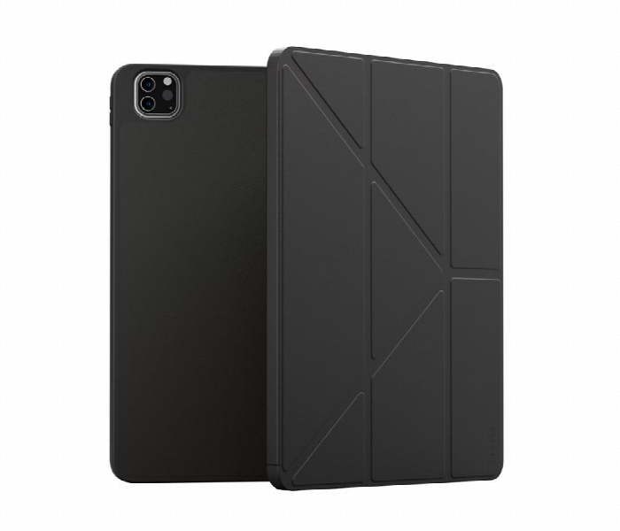 Levelo Elegante Hybrid Leather Ipad Pro 11 Inch Case Black - Zoom Image 1