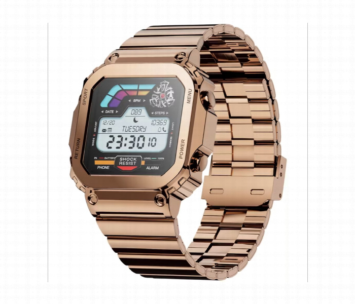 Porodo Nomad Smart Watch 1.54Inch Screen  Gold - Zoom Image 1