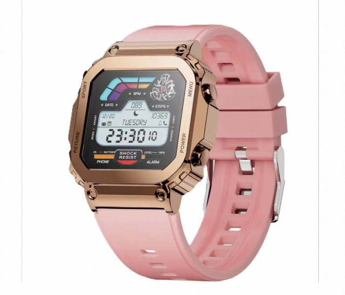 Porodo Nomad Smart Watch 1.54Inch Screen  Gold - Zoom Image 2