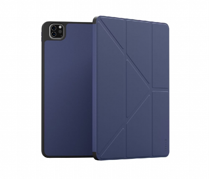 Levelo Elegante Hybrid Leather Ipad Pro 11 Inch Case Blue - Zoom Image 1