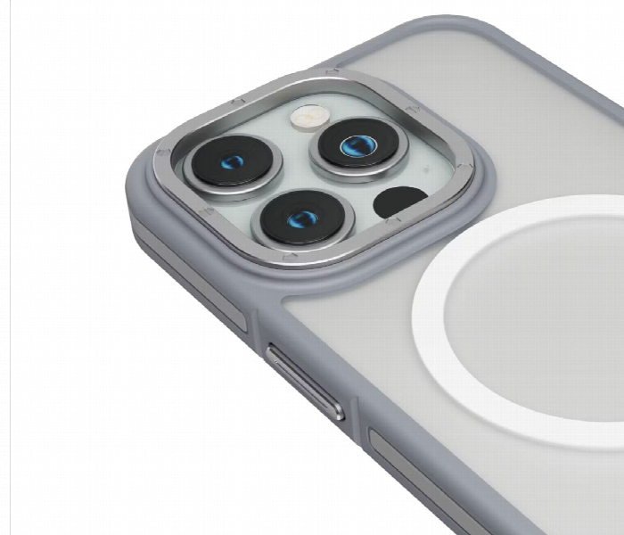 Levelo Rouge Case For Iphone 15 Pro Grey - Zoom Image 2