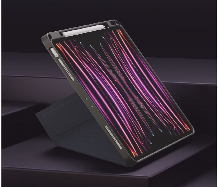 Levelo Elegante Hybrid Leather Ipad Pro 11 Case Purple - Zoom Image 4