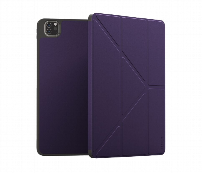 Levelo Elegante Hybrid Leather Ipad Pro 11 Case Purple - Zoom Image 1