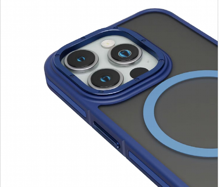Levelo Rouge Case For Iphone 15 Pro Blue - Zoom Image 2
