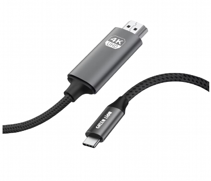 Green Lion 4K Usb C To Hdmi Cable  Black - Zoom Image 1