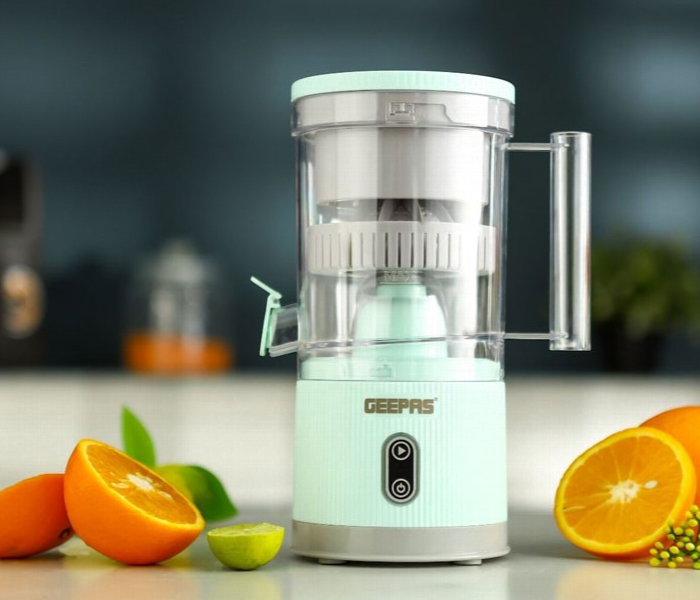 Geepas Gcj46019 Rechargeable Portable Citrus Juicer 200Ml Capacity Usb Charging With Sensor Touch And Wireless Operation - Zoom Image 5