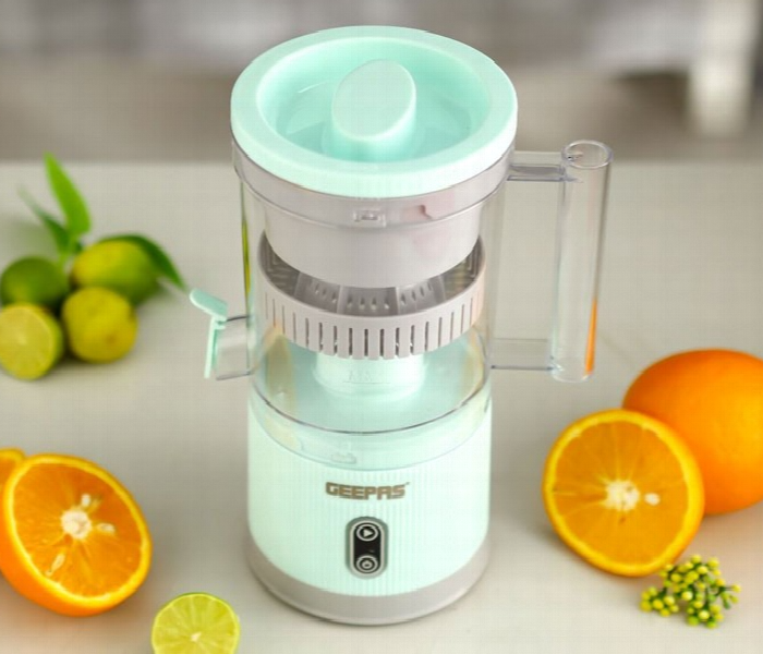 Geepas Gcj46019 Rechargeable Portable Citrus Juicer 200Ml Capacity Usb Charging With Sensor Touch And Wireless Operation - Zoom Image 3