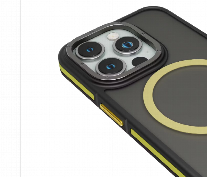 Levelo Rouge Case For Iphone 15 Pro Yellow - Zoom Image 2