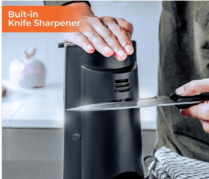 Geepas Gco63023Uk 60W 3 In 1 Can And Bottle Opener And Knife Sharpener With Cord Storage Design - Zoom Image 4
