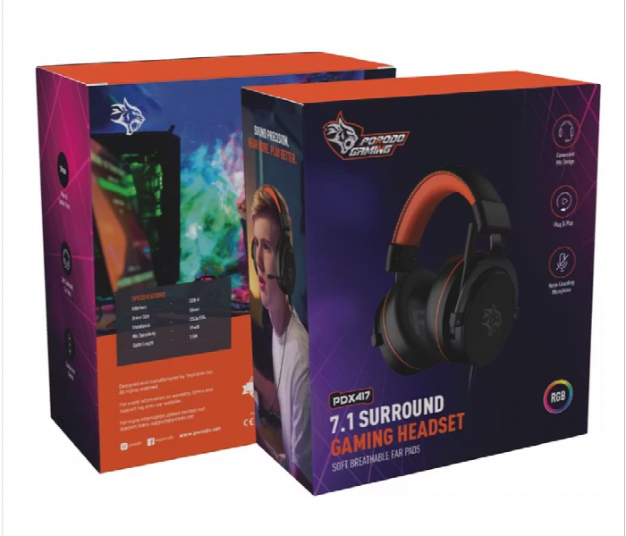Porodo Gaming 7.1 Surround Gaming Headset - Zoom Image 3