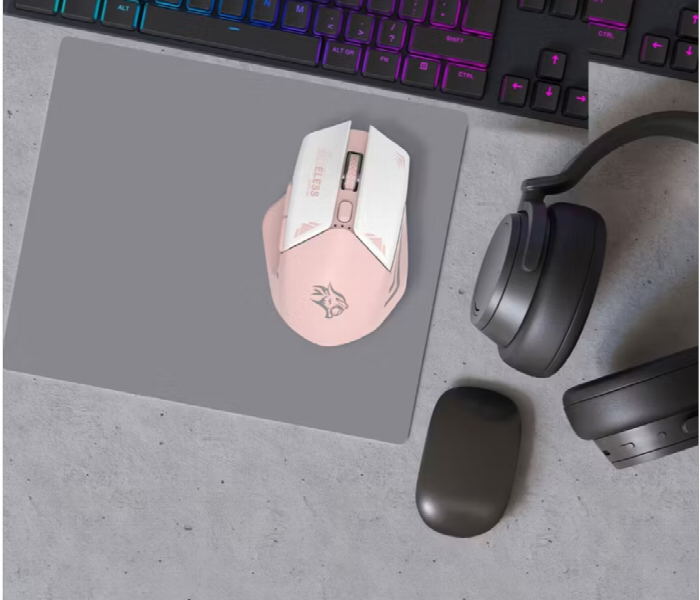 Porodo Gaming Wireless Mouse Dpi 1600 Pink - Zoom Image 2