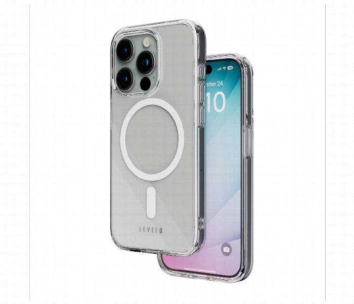 Levelo Magsafe Clara Clear Case For Iphone 15 Pro Clear - Zoom Image 1