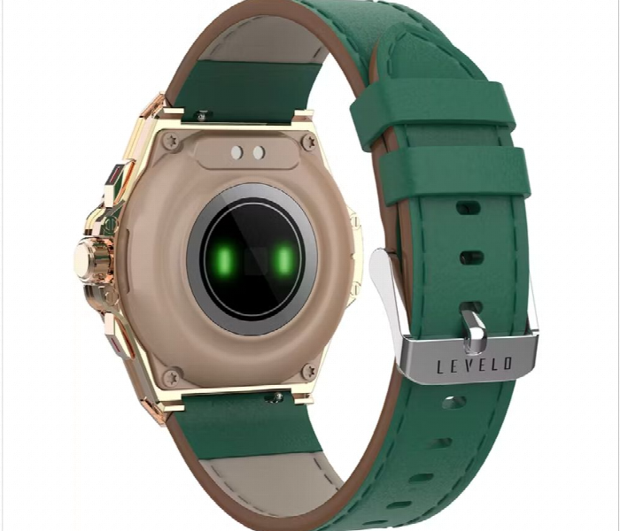 Levelo Oak Automatique Hybrid Smartwatch Green - Zoom Image 3