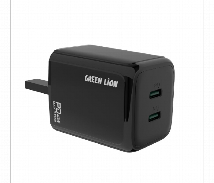 Green Lion 40W Dual Pd Wall Charger  Black - Zoom Image 2