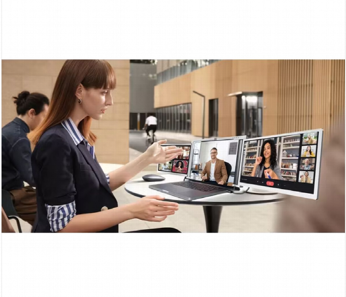 Powerology 13.3 Portable Dual Screen Laptop Moniter - Zoom Image 2