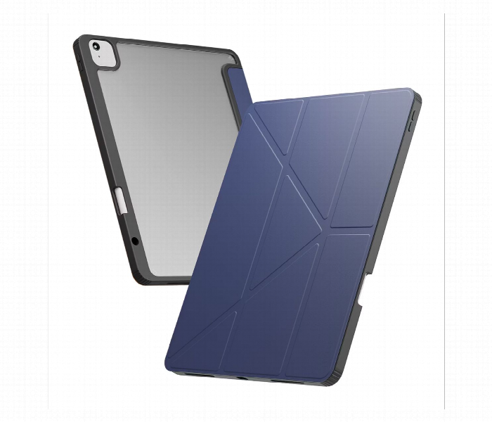 Levelo Conver Clear Back Hybrid Ipad Air 13 Inch  2024 Case Blue - Zoom Image 1
