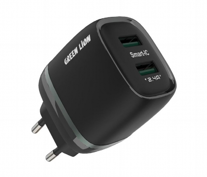 Green Lion Dual Usb 12W Wall Charger Eu - Zoom Image 1