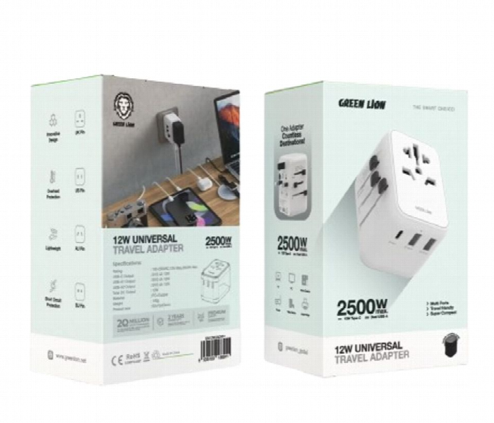Green Lion 12W Universal Travel Adapter - Zoom Image 3