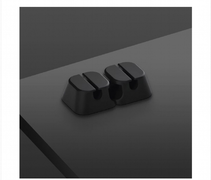 Green Lion 2 In 1 Cable Organizer  Black - Zoom Image 3