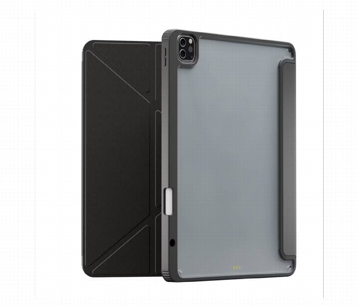 Levelo Conver Clear Back Hybrid Ipad Pro 13 Inch 2024 Case Black - Zoom Image 1