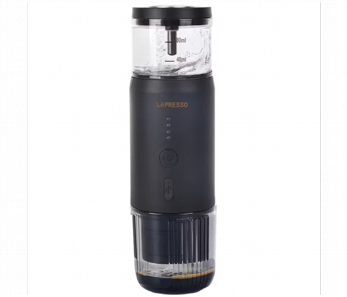 Lepresso Portable Espresso Machine With Thermal Meter Black - Zoom Image 1