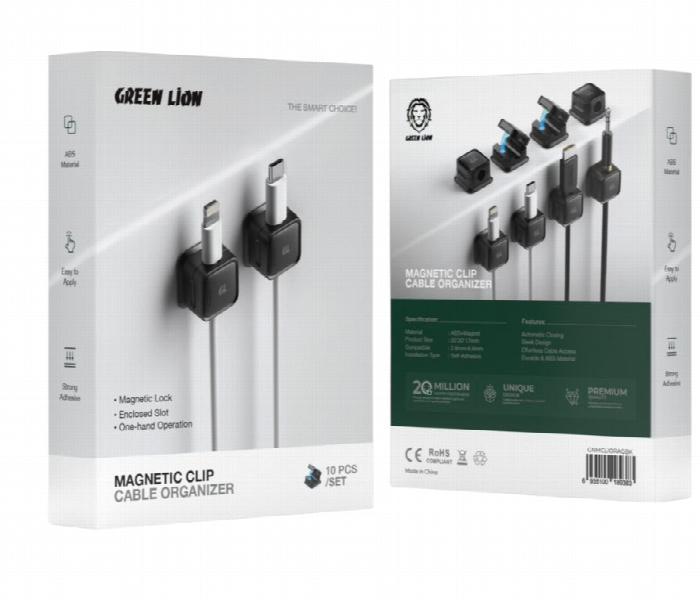 Green Lion Magnetic Clip Cable Organizer - Zoom Image 3