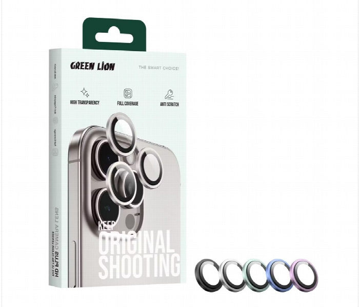 Green Lion Hd Plus Camera Lens For Iphone 16 Or 16 Plus Black - Zoom Image 3