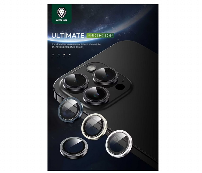 Green Lion Hd Plus Camera Lens For Iphone 15 Pro Or Iphone 15 Pro Max  Dark Blue - Zoom Image 3