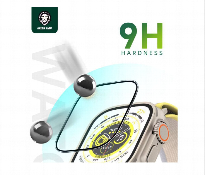 Green Lion Ultra Pro Hd Glass Full Protection For Apple Watch 49Mm  Clear - Zoom Image 2