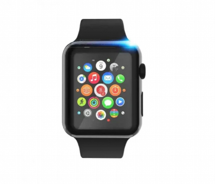 Green Lion 3D Hd Glass Screen Protector For Apple Watch 45Mm Black - Zoom Image 2