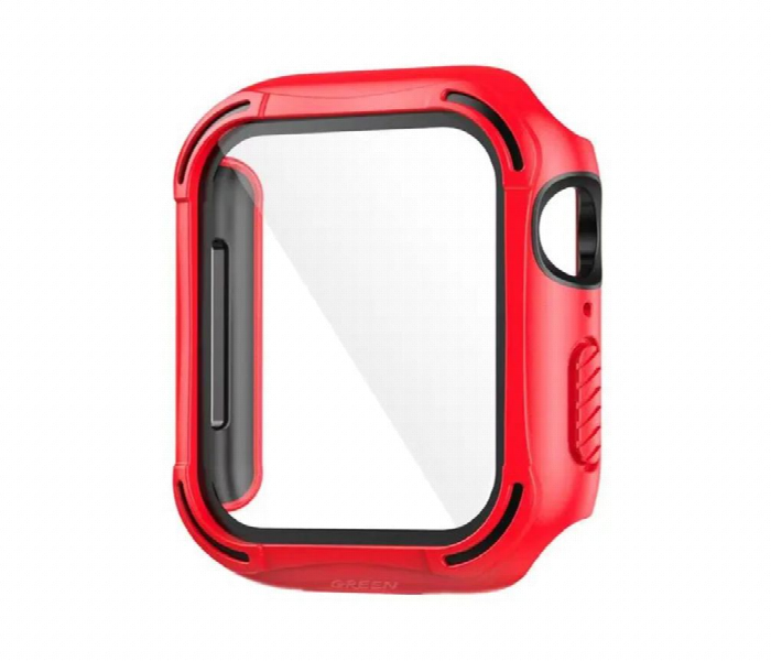 Green Guard Pro Pc Or Tpu Case With Glass For Apple Watch 44Mm  Red - Zoom Image 1