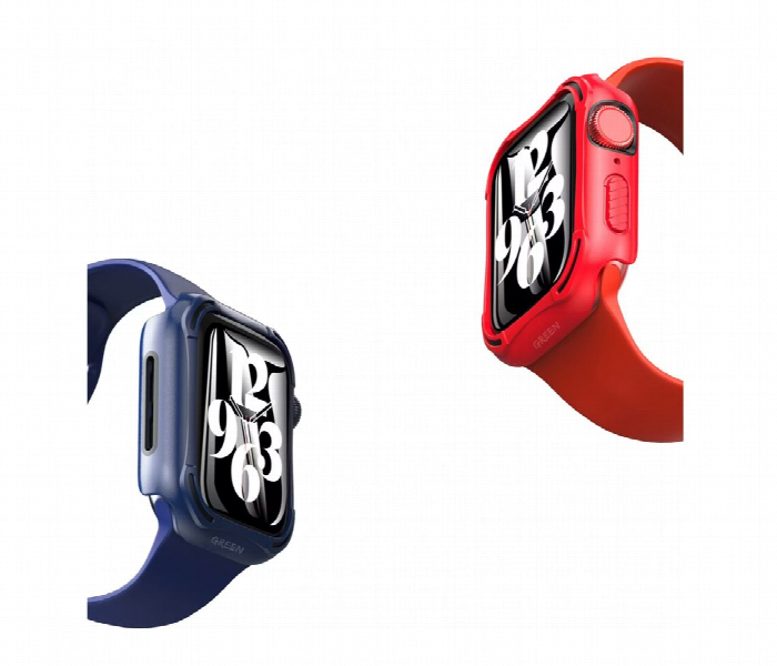 Green Guard Pro Pc Or Tpu Case With Glass For Apple Watch 44Mm  Red - Zoom Image 2