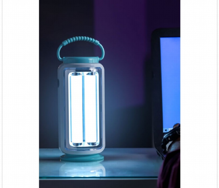 Geepas Ge53029 Portable Led Solar Panel Attached Emergency Lantern With Long Operating Time - Zoom Image 2