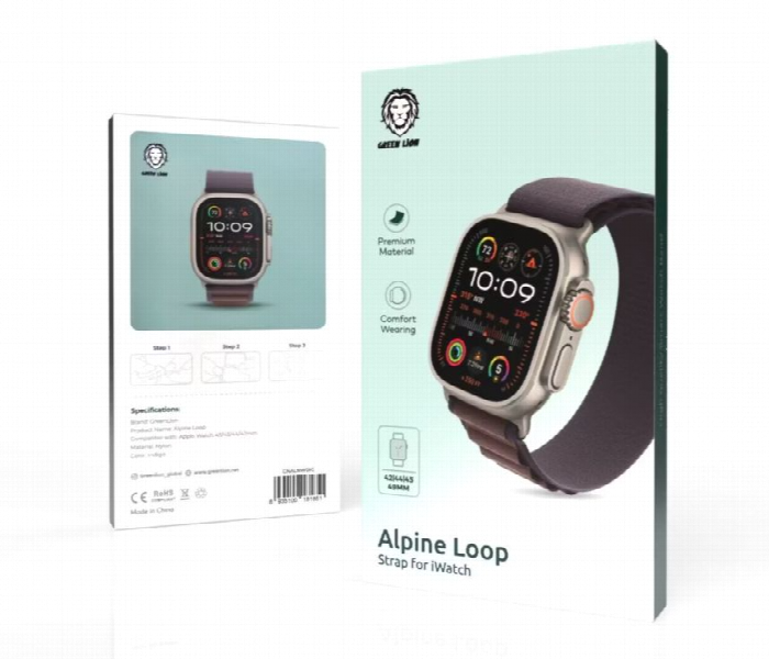 Green Lion Alpine Loop Nylon Strap 42Or44Or45Or49Mm - Zoom Image