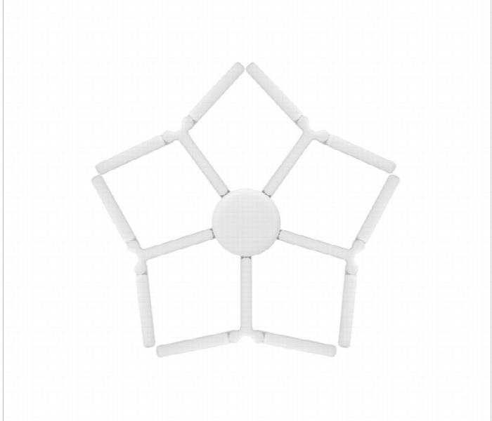 Geepas Gesl55111 100W 5 Leaf Folding Led Light - Zoom Image 2