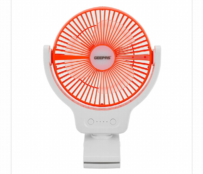 Geepas Gf21121 9 Hours Working Time With 8 Inch Multi Angle Led Clip Fan - Zoom Image 3