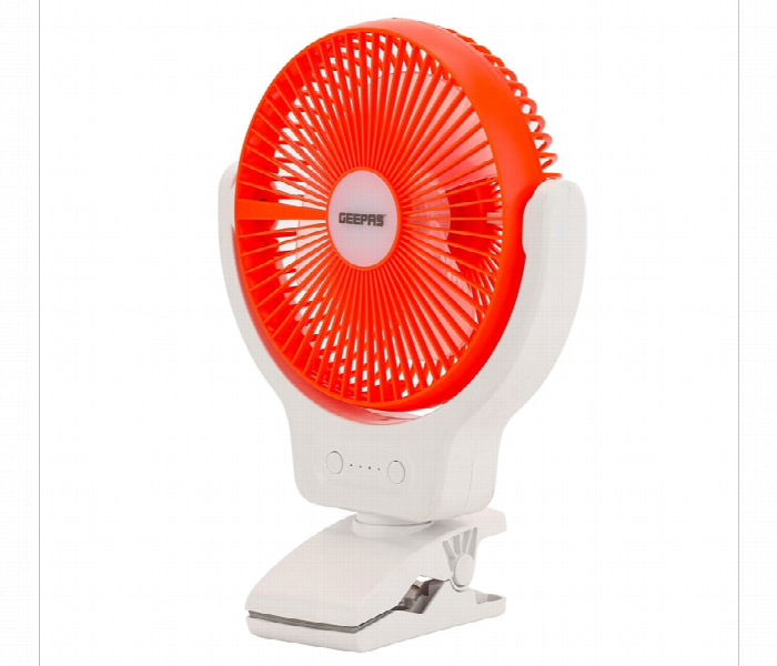 Geepas Gf21121 9 Hours Working Time With 8 Inch Multi Angle Led Clip Fan - Zoom Image 1