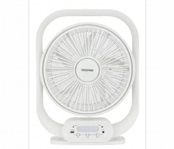 Geepas Gf21189 12 Inch Rechargeable Table Fan With Powerful Motor And Led Night Light - Zoom Image 2