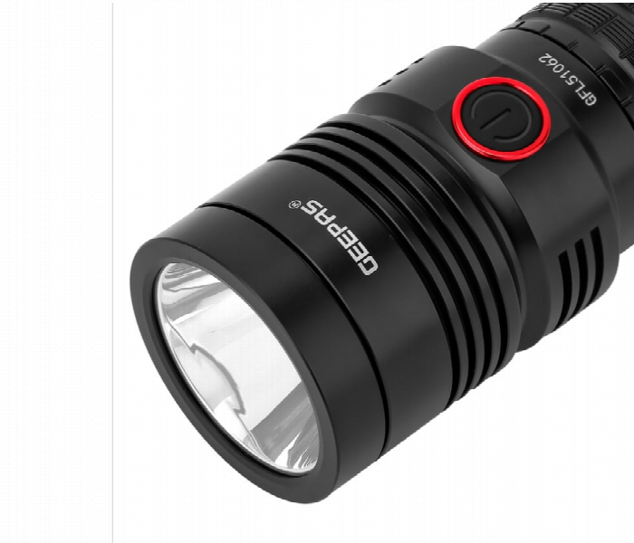 Geepas Gfl51062 Rechargable Waterproof Led Flash Light With Power Bank - Zoom Image 6