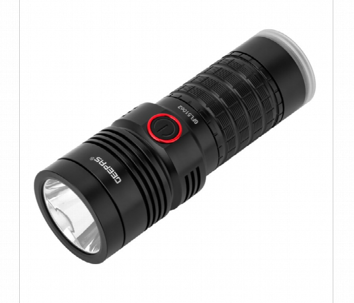 Geepas Gfl51062 Rechargable Waterproof Led Flash Light With Power Bank - Zoom Image 3