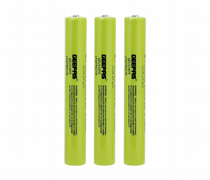 Geepas Gfl51079 Rechargeable Waterproof 3 Set  Led Flashlight With 4 Hrs Working Li Ion Battery - Zoom Image 4