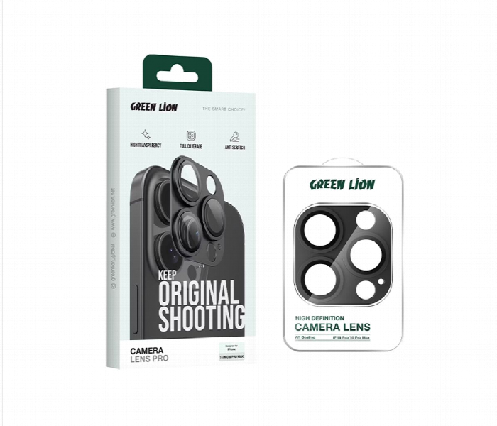 Green Lion Camera Lens Pro For Iphone 16 Pro Or Pro Max  Black Titanium - Zoom Image 3