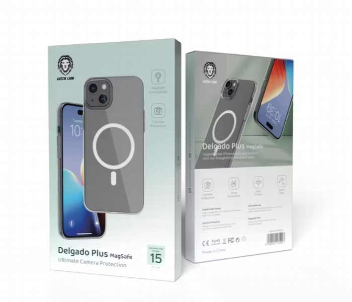 Green Lion Magsafe Delgado Case For Iphone 15 Plus - Zoom Image 2
