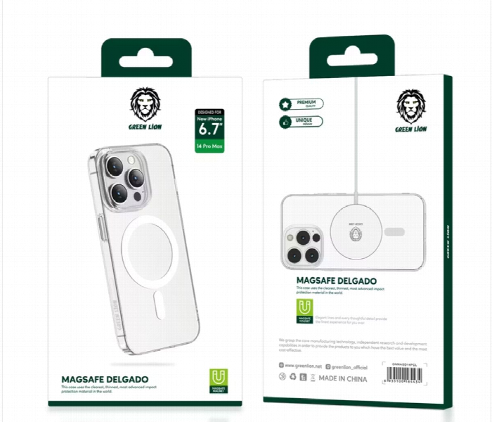 Green Lion Magsafe Delgado Case For Iphone 14 Pro Max 6.7Inch - Zoom Image 3
