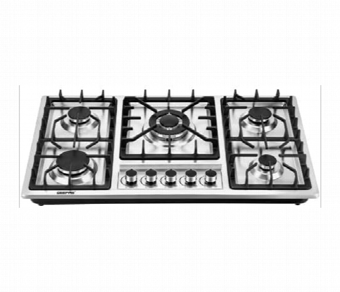 Geepas Ggc31043 5 In 1 Built In Gas Hob Five Burner Gas Stove With Separate Ignition And Low Gas Consumption - Zoom Image 1