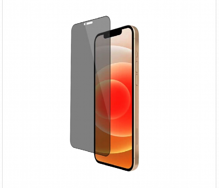 Levelo Privacy Black Edition Twice Tempered Screen Protector For Iphone 12 Or 12 Pro 6.1 Inch - Zoom Image 1