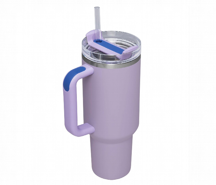 Stanley Flowstate H2.0 Stainless Steel Insulated Tumbler With Lid And Straw Purple - Zoom Image 2